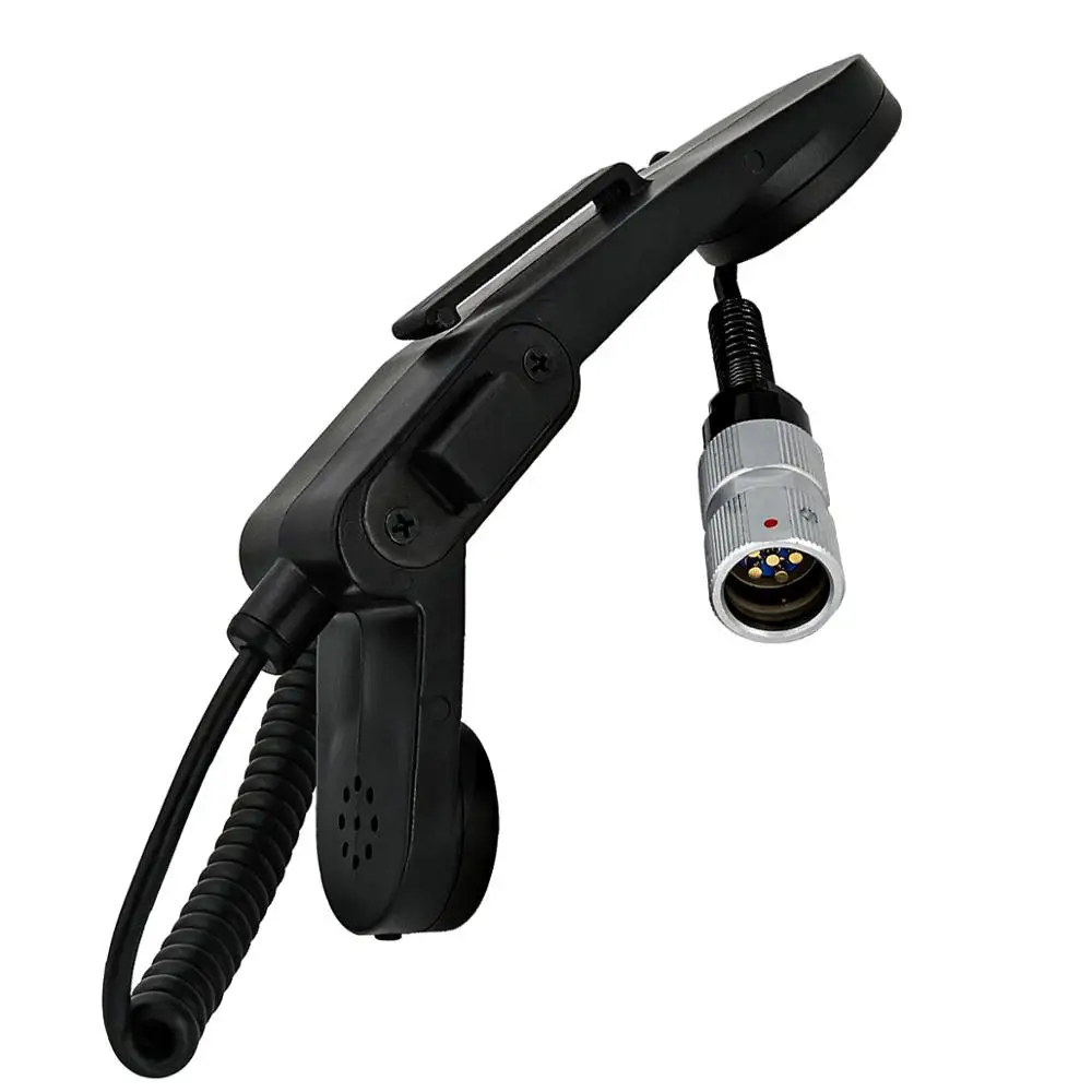 Tactical H250 Handheld Speaker Microphone 6-pin Ptt, for Tactical AN / PRC 152 PRC 148 PRC 163 Virtual Walkie-talkie Model