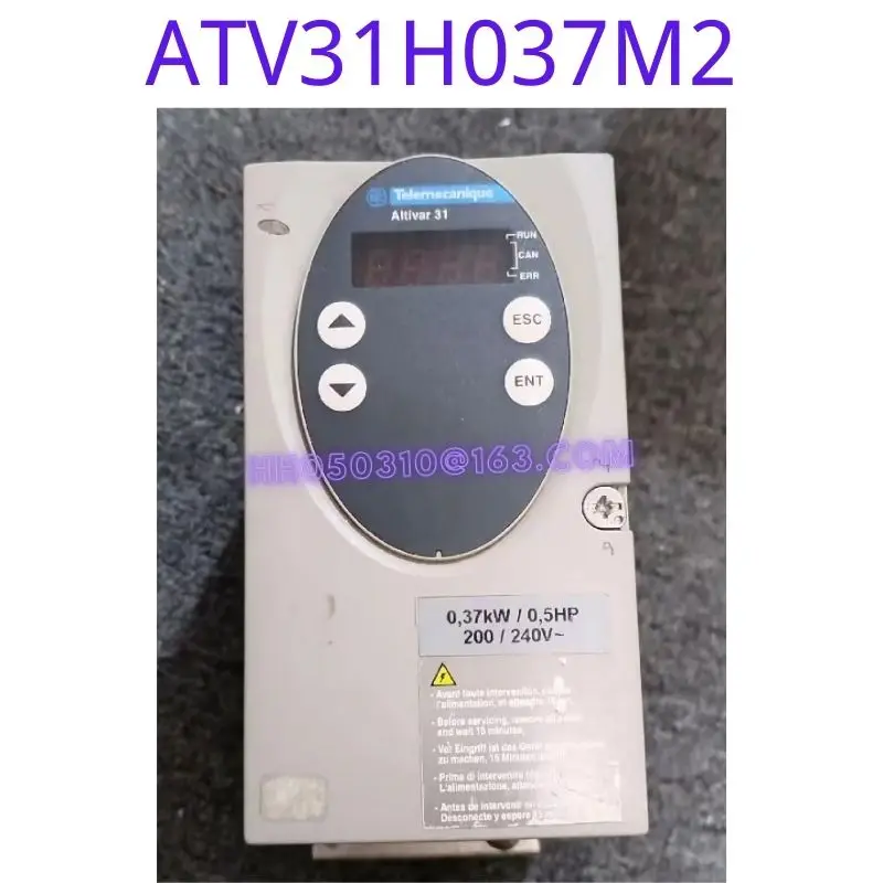 

Used frequency converter ATV31H037M2 0.37KW 220V function tested intact, appearance intact