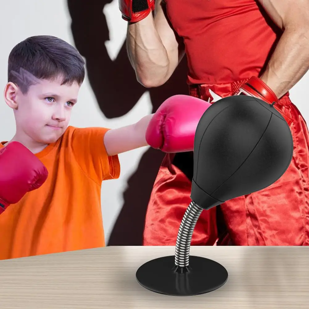 Boxing Punching Bag Desktop Punching Bag Ball With Suction Cup Table Boxing Boxing Speed Tool Training Adult Children Relief Exercising Stress