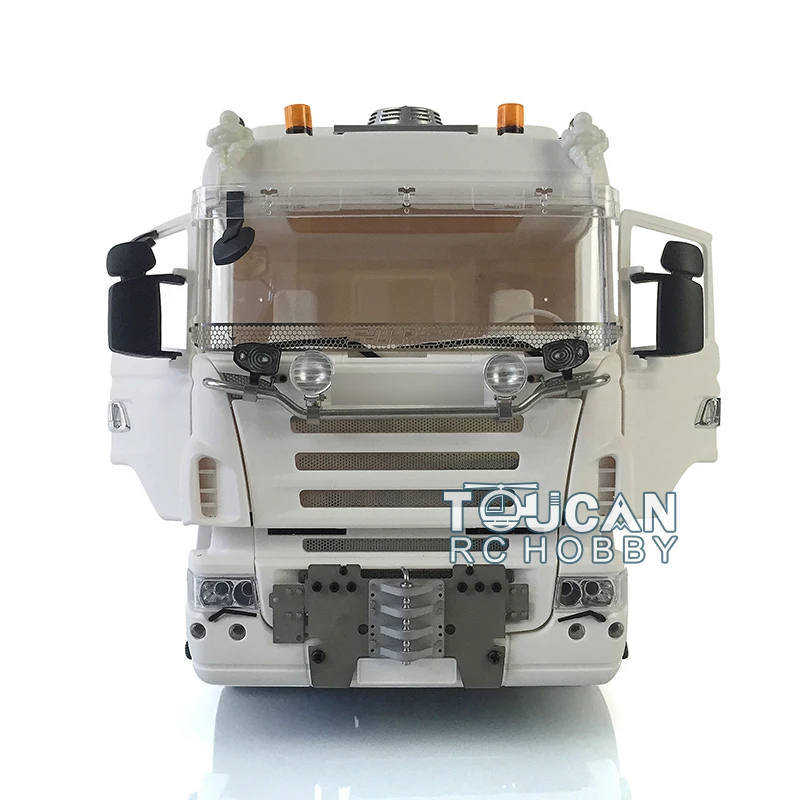 TOUCAN RC 1/14 RC 트랙터 전기 트럭, 원격 제어 자동차, 스포트라이트 후크 에어컨 장난감, 성인용 THZH0980, 4*2