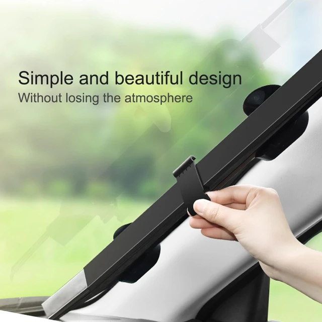 Pare-soleil rétractable pour voiture, Protection solaire pour fenêtre avant  - AliExpress