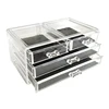 New Clear Acrylic Makeup Organizer Drawer Storage Box Skin Care Home Desktop Women Makeup Tools Jewelry Lipstick Storage Case 3
