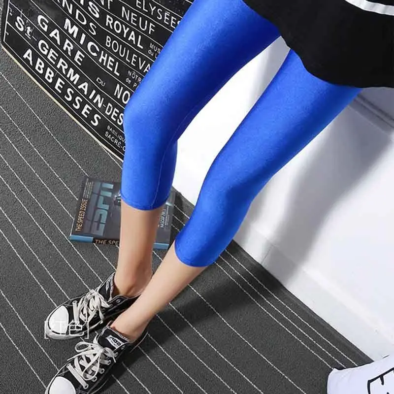 

Glossy Plus Size Leggings Women's Fitness High Waist Running Workout Yoga Pants Tight Bottoms