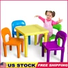 Kids Activity Table Chair Set Play Furniture Durable BPA Free Plastic Non Toxic Water Resistant Easy Assembly Educational Toy 1