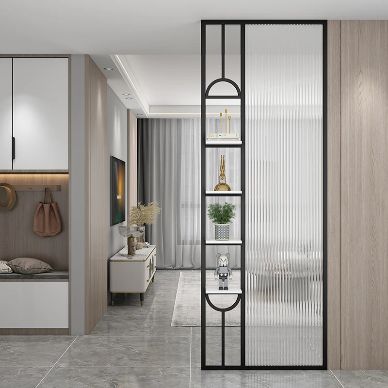 

Стеклянная железная перегородка Changhong, роскошное современное прикрытие для ванной комнаты из нержавеющей стали