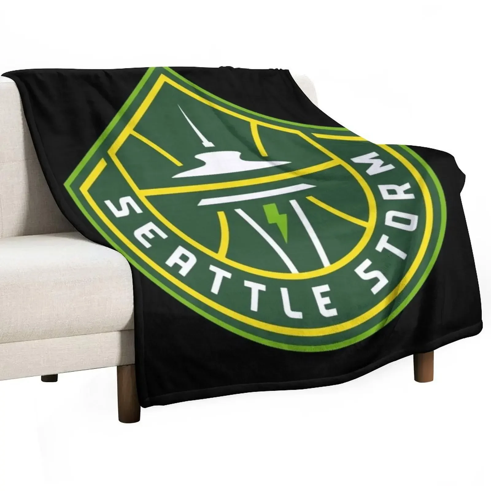 

Seattle storm Throw Blanket Cute Plaid Heavy Decorative Sofa Blankets