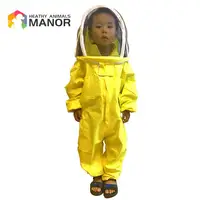 1Set Children Anti-Bee Suit Breathable Suit for Kids Beekeeping Practicekid Beekeeping Clothing Apiculture Equipement + Gloves 2