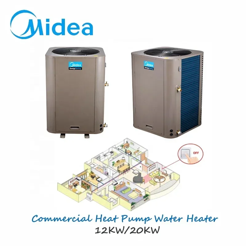 Midea NEW ENERGY 8KW Inverter Swimming Pool Heater Air to Water