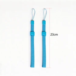Adjustable Nylon Hand Wrist Strap Lanyard - 2x Blue Lanyard