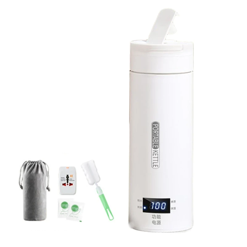 Travel Kettle Portable Small Electric Kettle Stainless Steel Coffee Kettle Hot-Water Ketlle Business Trip Hotel Dropshipping 3