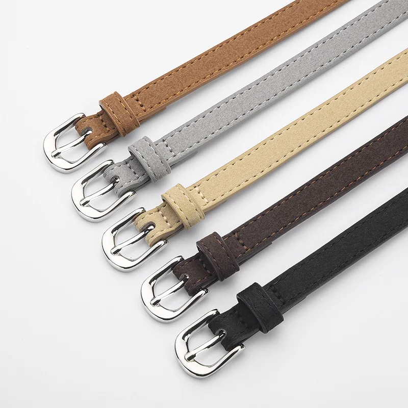 Chic Minimalist Women's Leather Belt - Versatile Accessory
