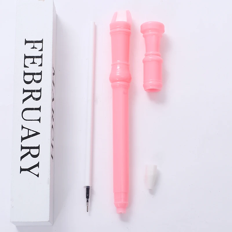 40pcs Multifunctional Fancy Cute Flute Pens Funny Gel Pen Kawaii