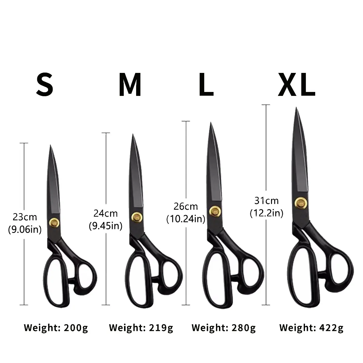 전문 재봉 가위, 재단 가위, 자수 가위, 원단 바느질용 가위, DIY 재봉 공예 용품 가위 1개