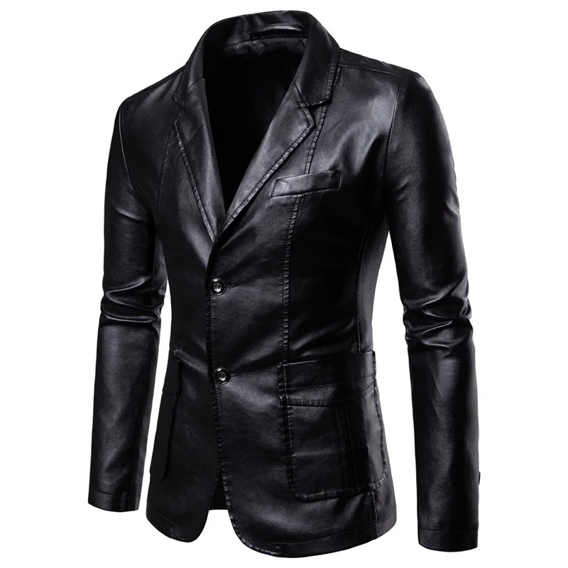 Mens Jackets Autumn and Winter Warm Coat Fashion Leather Jacket Men Clothing Jacket For Men Luxury