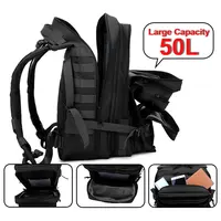 3P School Pack Molle Pack For Trekking Hunting Bag 50L Man Tactical Backpacks Outdoor Traveling Bags Outdoor 2