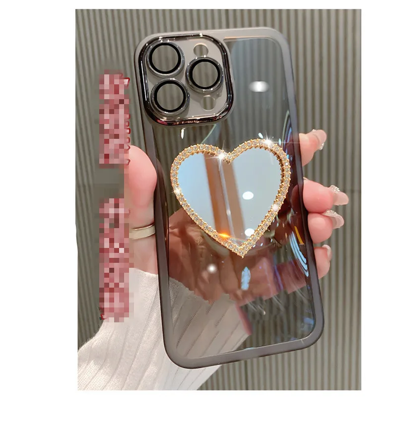 Glitzer Diamant Spiegel Handyhülle für Samsung Galaxy S23 ultra S24 S23FE S22 Plus S21FE s20 FE M13 M14 A05 A05S Weich_voghion.com