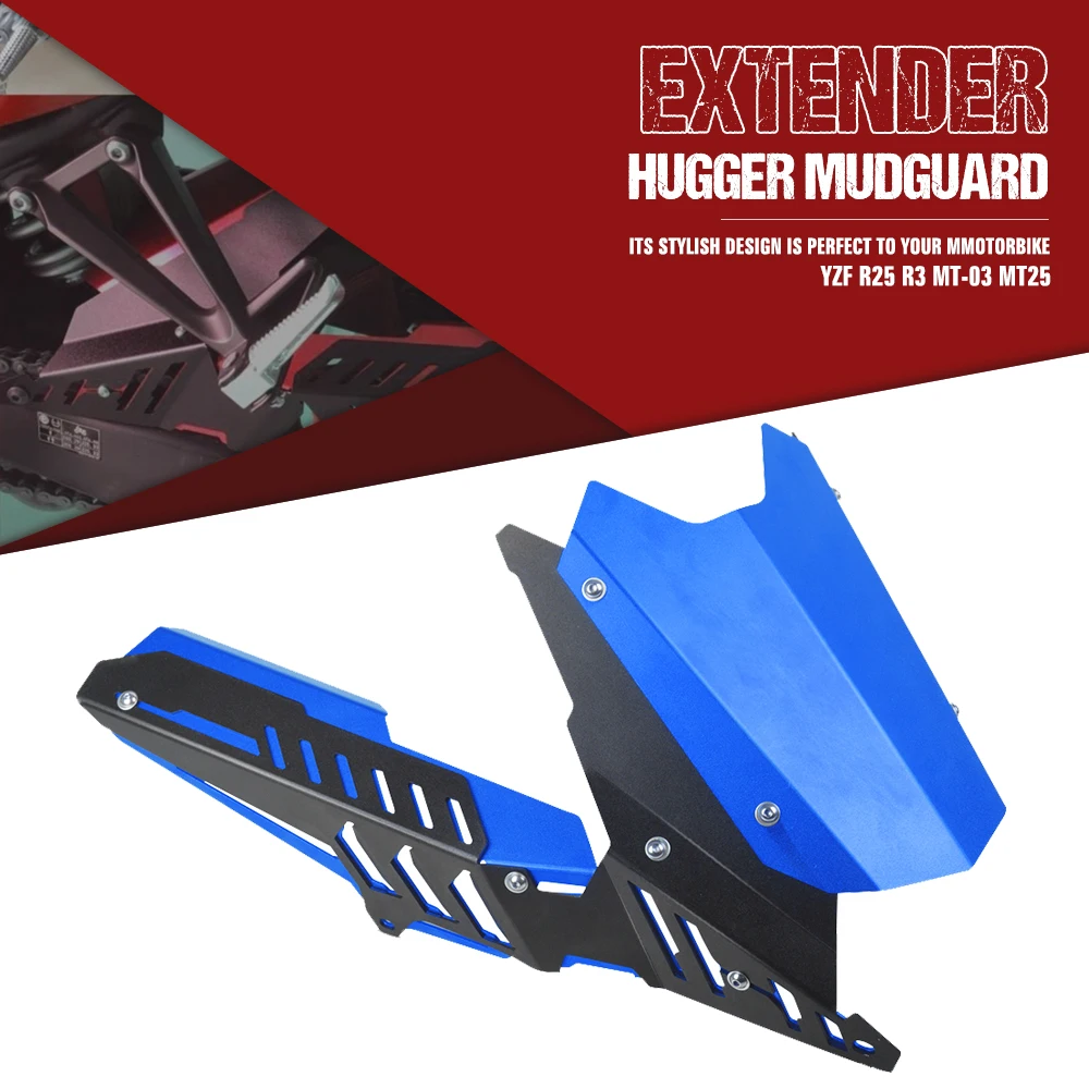 Per Yamaha Yzf R25 R3 Yzf-R25 Parafango Posteriore Guard Chain Guard Cover Protector Kit Mt-03 Mt25 2014 2015 2016 2017 2018 2019 2020