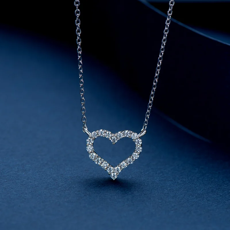 Heart Shape Chain Women's Wedding Pendant Jewelry