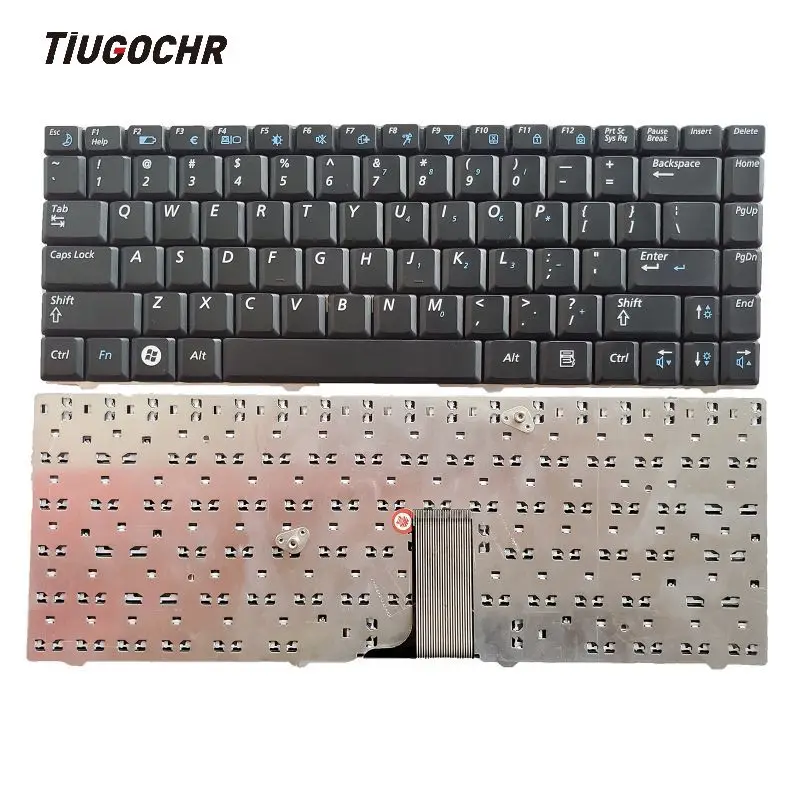 Nuova Tastiera Usa Originale Per Samsung Np R519 Black Muslimex