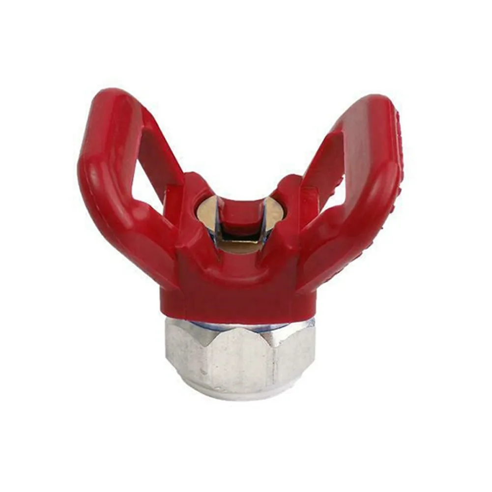 1pcs Airless Paint Spray Gun Flat Tip Nozzle Guard G7/8-14 Holder Spraying Machine Accessories Garden Power Tool