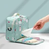 Maternity Bag Baby Diaper Bags for Disposable Reusable Fashion Prints Wet Diaper Bag Double Handle Wetbags Backpack Diaper Bag 2
