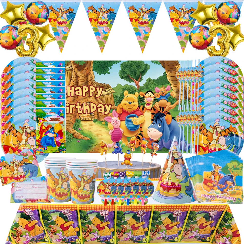 Disney Winnie the Pooh Party Decorative Supplies Disposable Cutlery Cup — free download