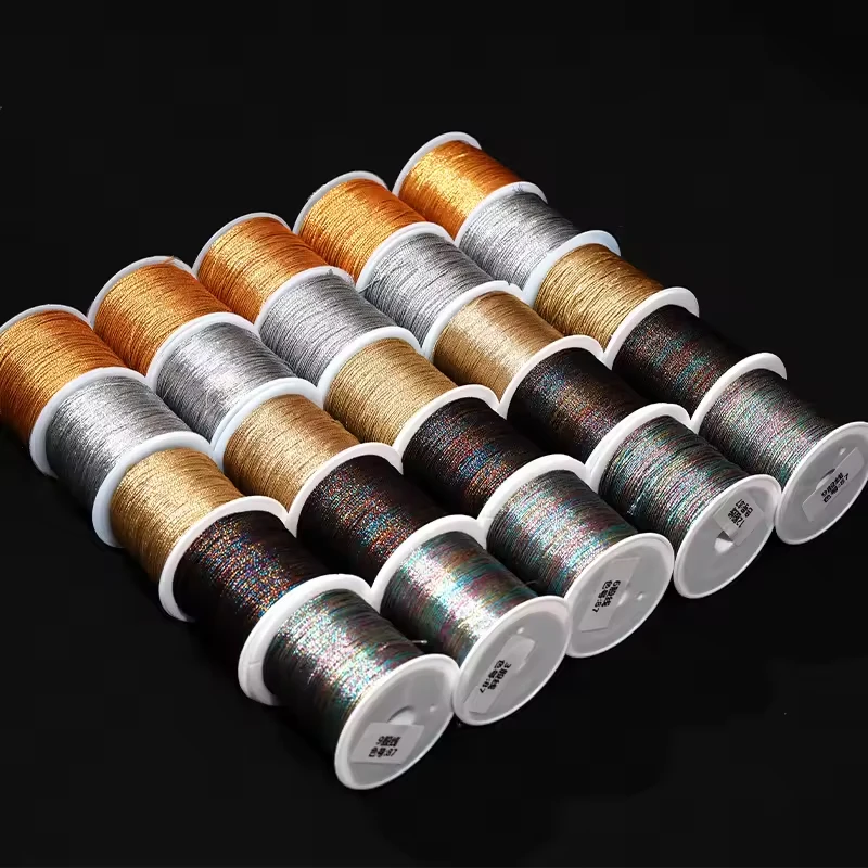 Glamorous Gold & Silver Braided Macrame Cord
