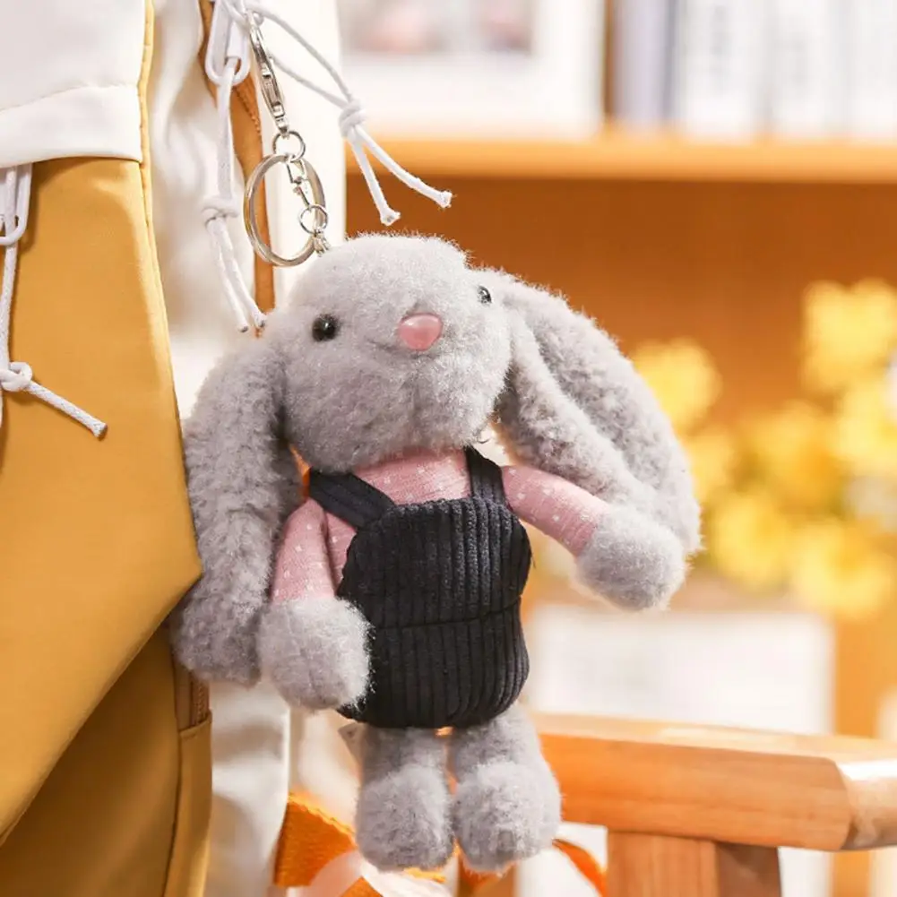 16cm Bunny Keychain Fashion Lovely Plush Toy Plush Rabbit Pendant