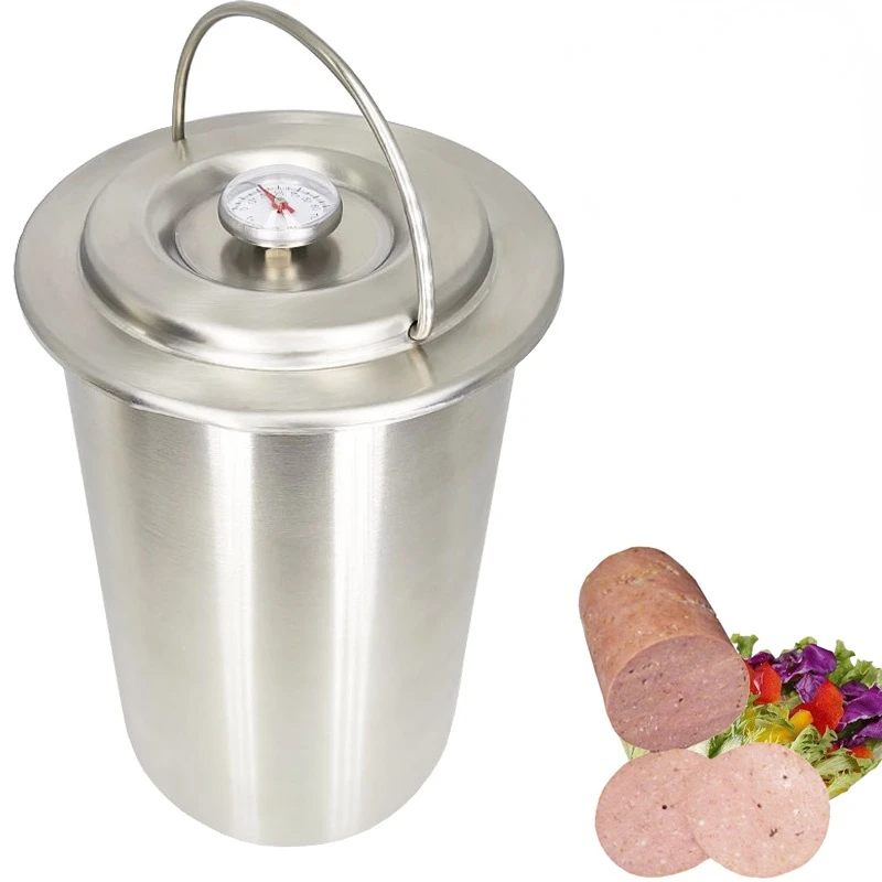 304 Stainless Steel Ham Maker Meat Press Maker Sandwich with Thermometer Cooking Accessories hamburger press hamburger press maker