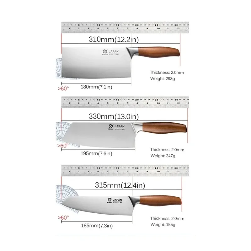Kitchen Knife 5Cr15 Stainless Steel Kitchen Knives Japanese Chef Knife Vegetable Slicing Knife Paring Cooking Tool with Box