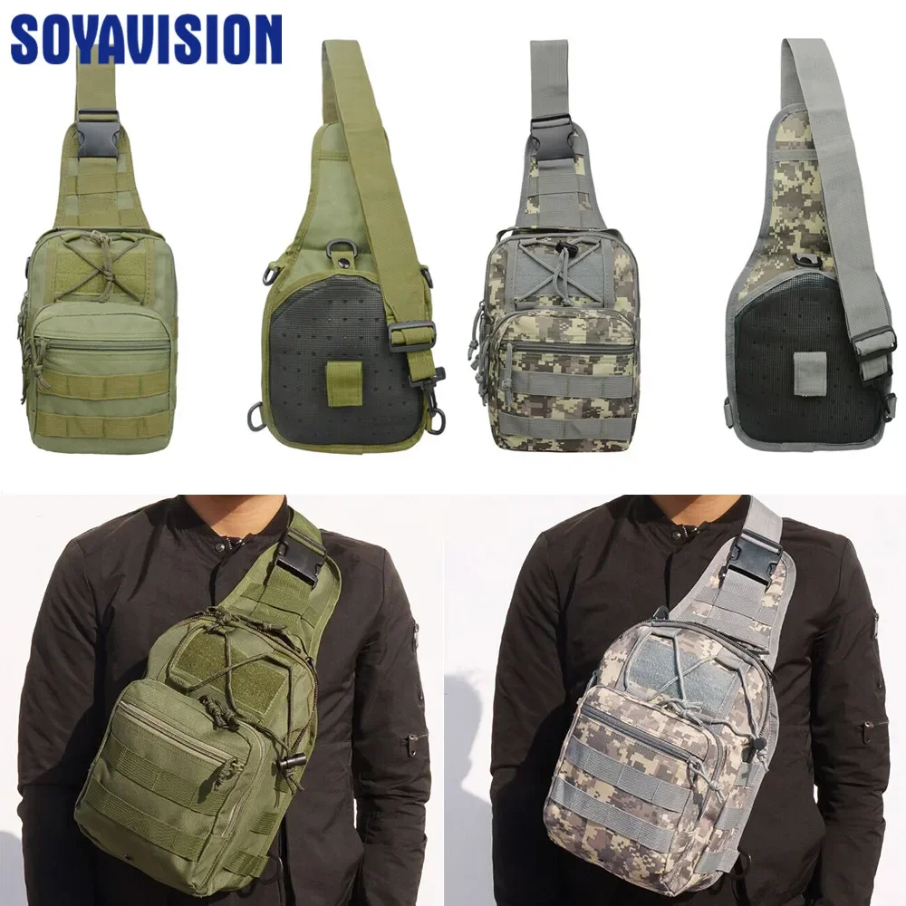 MBNVBNM Sac à bandoulière tactique militaire pour hommes, sac à dos de randonnée pour hommes, sac