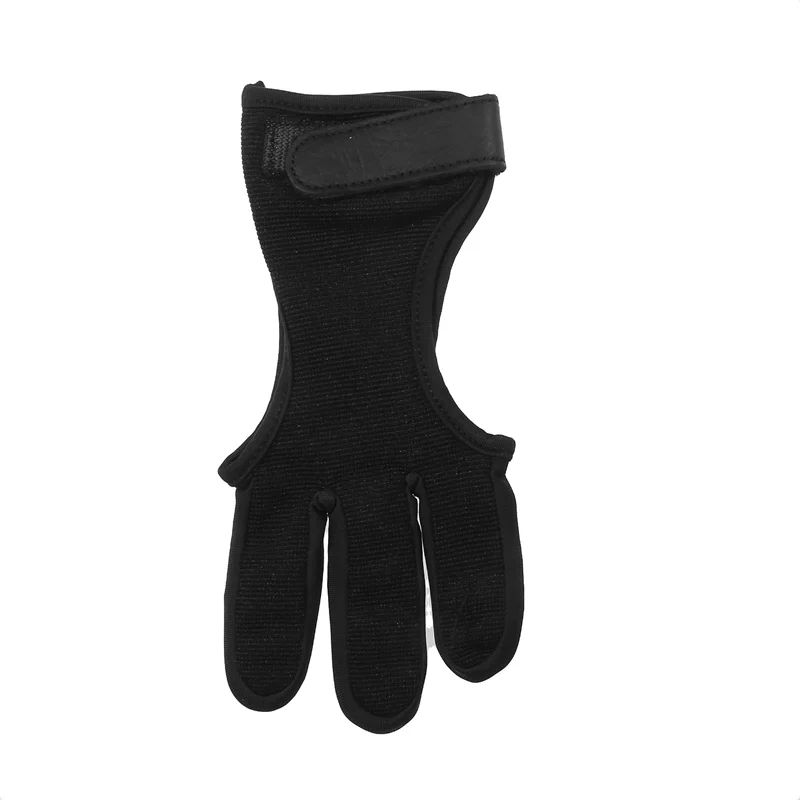 Shooting Gloves Sport Equipment Three Fingers Breathable Thickened Bow Arrow Sports Hand Protector Men Women Archery Gloves