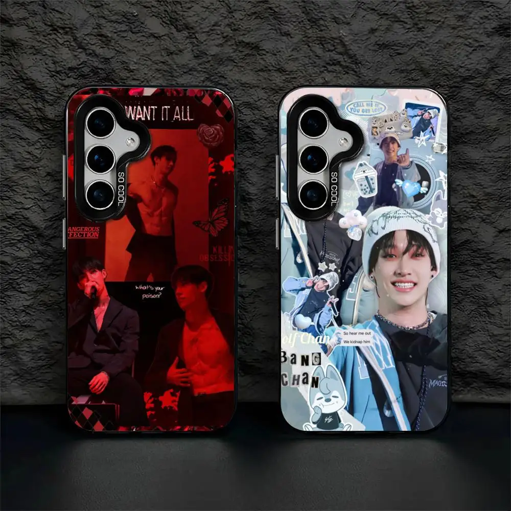 Vibrant Silver IMD Phone Case with Korean Singer Design