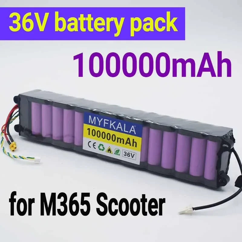 

Новый аккумулятор 36 в 100 Ач для Xiaomi M365/Pro/1S специальный аккумулятор 36 В батарея для езды на 30 км BMS + зарядное устройство аксессуары для скутера