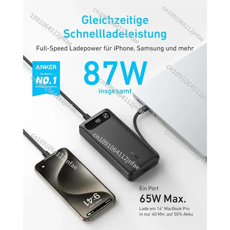 Anker Power Bank شاحن محمول 20,000 مللي أمبير في ا...