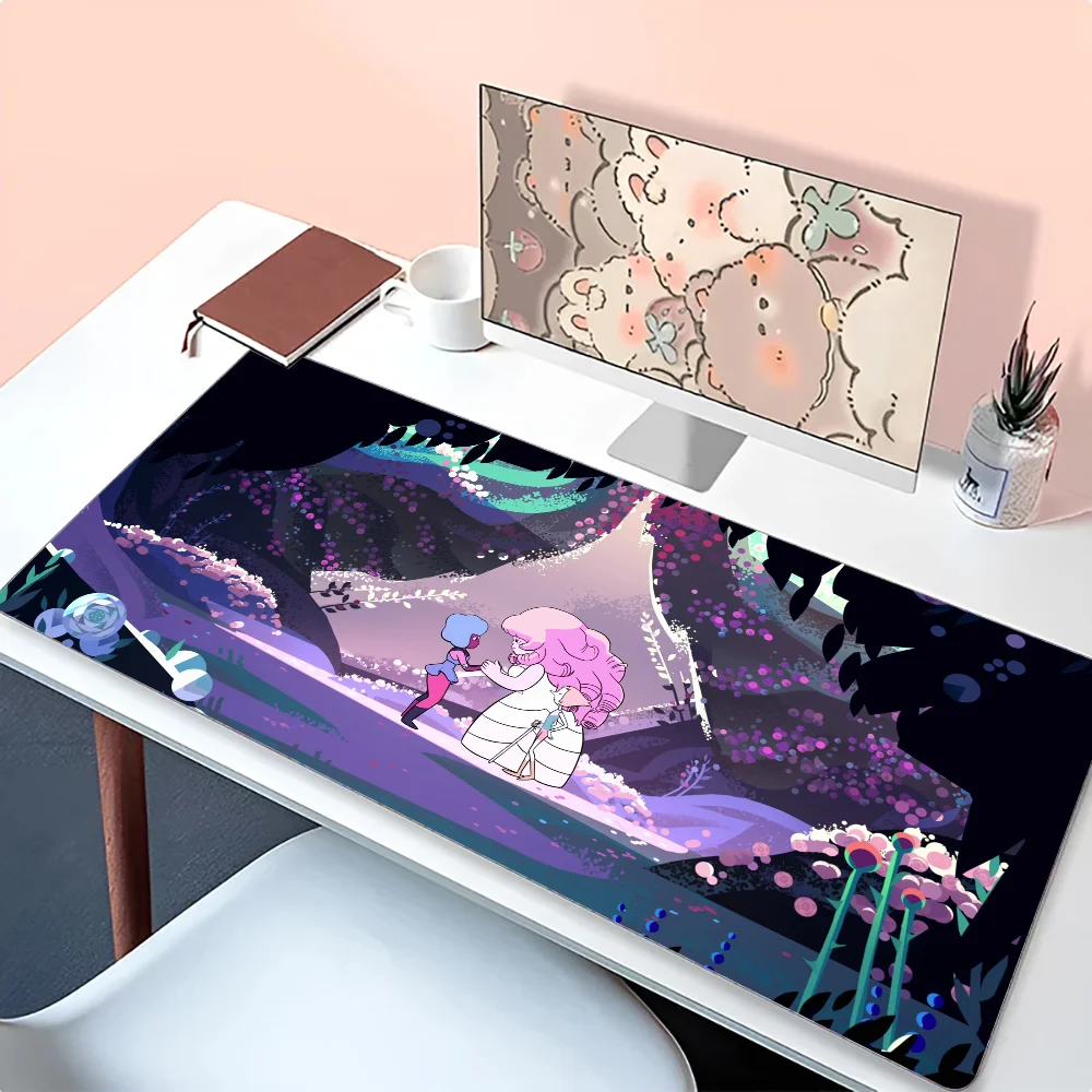 1pc-Steven Universe Floor Mat Mouse Mat Desk Mat With Pad Gaming Accessories Prime Gaming XXL Keyboard Pad Padding Mat 3