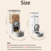 1.2L Automatic Pet Feeder Cage Hanging Bowl，Suitable for Small Puppy Cat Rabbit Food Container Dispenser Bowl 2
