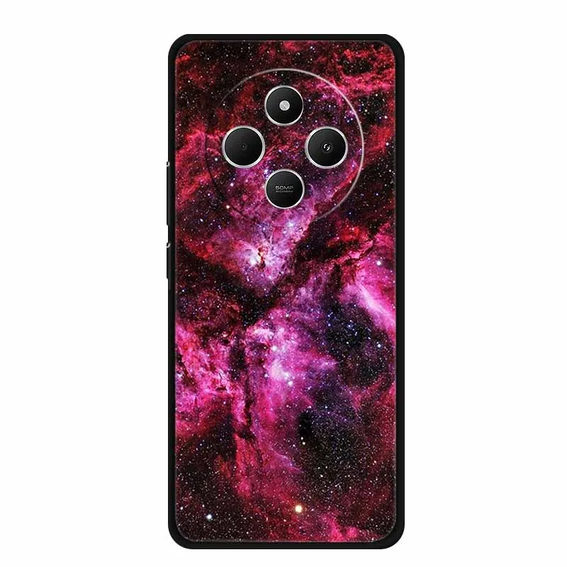 Sleek Black Silicone Shockproof Phone Case - Soft Protective Back Cover