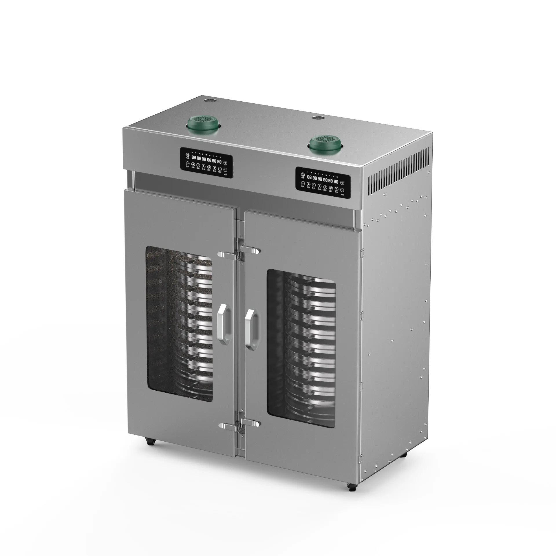 Large Food Dryer Commercial Stainless Steel Drying Box Rotary 30-layer Air Dryer Intelligent Fruit And Vegetable Air Drying Box