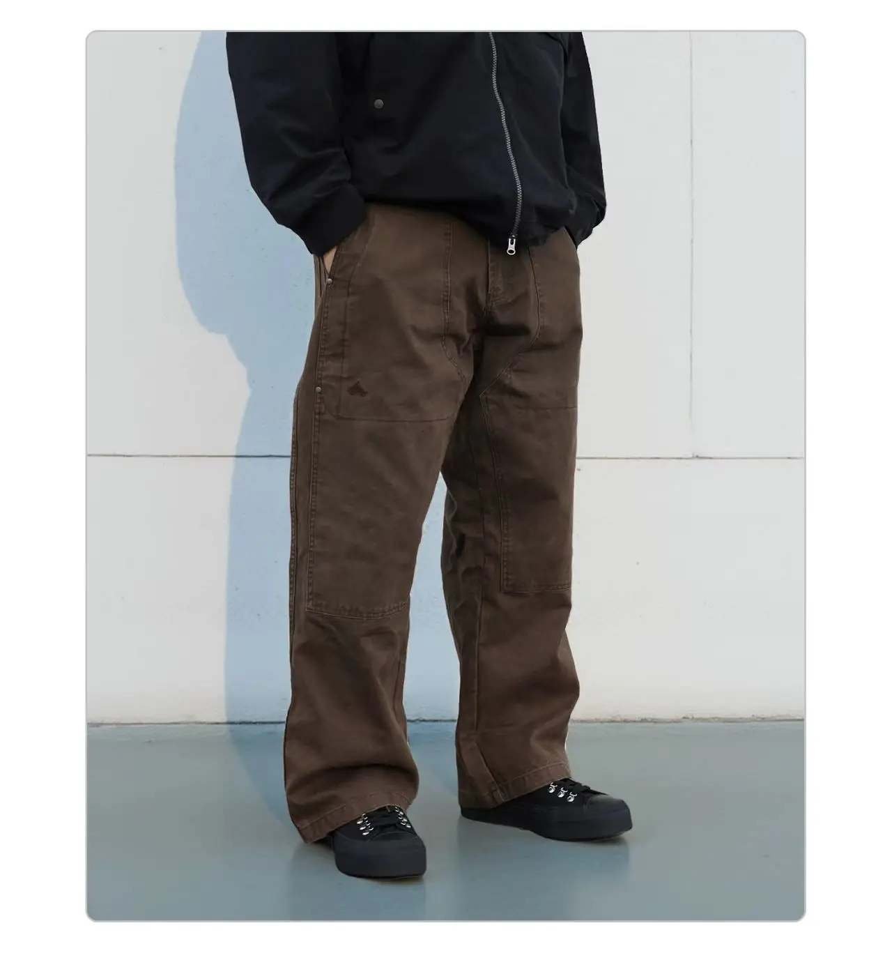 Whyworks 25aw Vintage outdoor work pants heavy duty stone washed cotton material casual