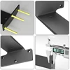 1PC 5mm Wall Shelf Bracket Suspended Tripod Shelf Support Hidden Wall Fixed Partition Storage Rack Shelves Angle Bracket Thicken 6