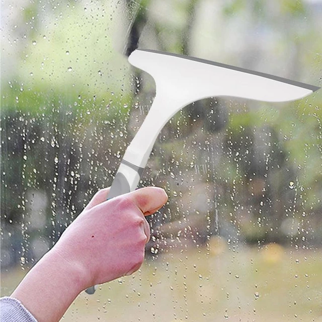 Stainless Steel Shower Squeegee for Shower Doors with Hooks Household  Bathroom Window Mirror Glass Cleaning Tool for Home - AliExpress