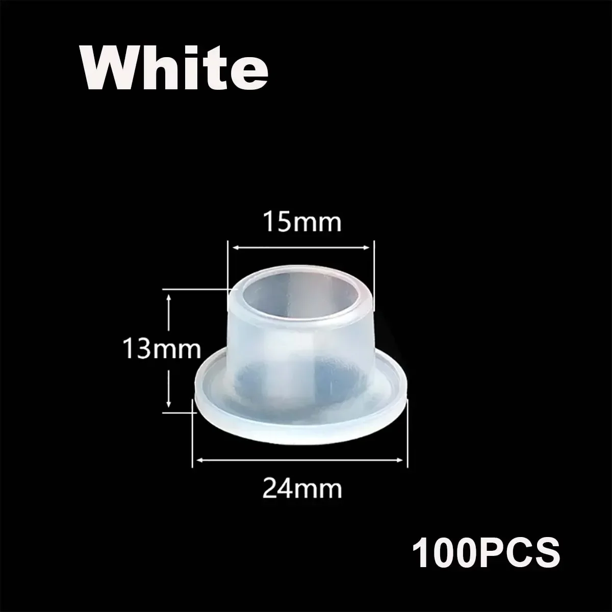 White 100pcs