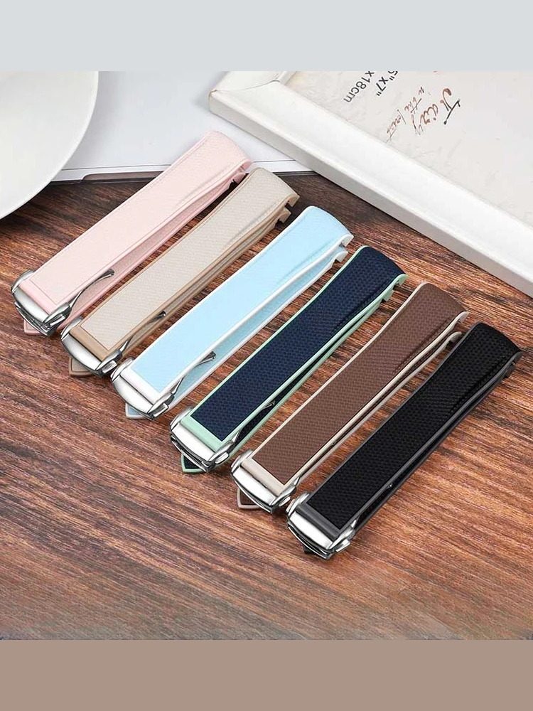 Per Omega Swatch Joint Nome Silicone Accessori Impermeabili Donna Con Strumento 20Mm Planet Series Arc Interface Cinturini In Gomma