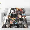 Rod Wave Hip Hop Rapper Flannel Blanket Singer Music Creative Throw Blankets Home Hotel Sofa 125*100cm Quilt Lightweight Thin 1
