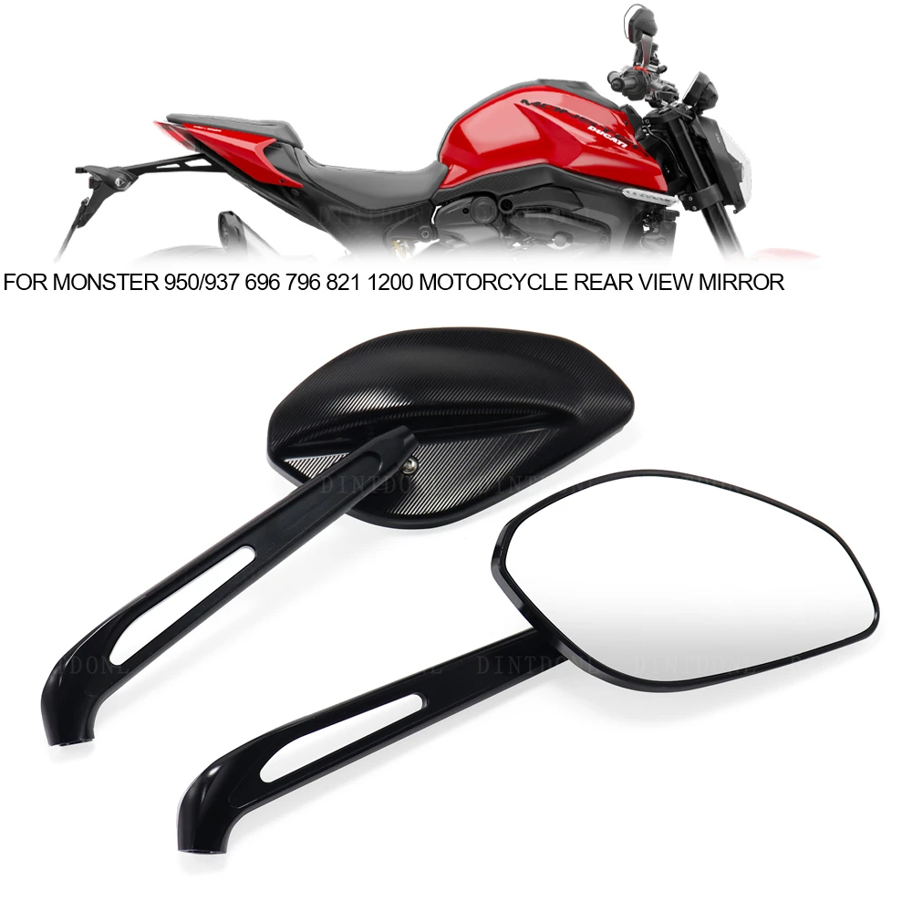 Motorcycle Rear View Mirror For Ducati Monster + 659 695 696 796 821