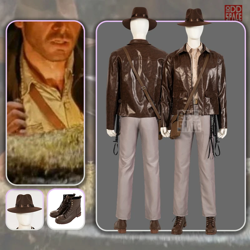 Indianajones-Cosplay-de-Anime-Raiders-Of-The-Lost-Ark-ropa-de-hombre-l ...