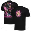 Men's Black Bret Hart Hitman Primitive Fathion Wrestling T-Shirt 2024 Summer New Arrivel  Fighting Style Streetwear Unisex Tops 1