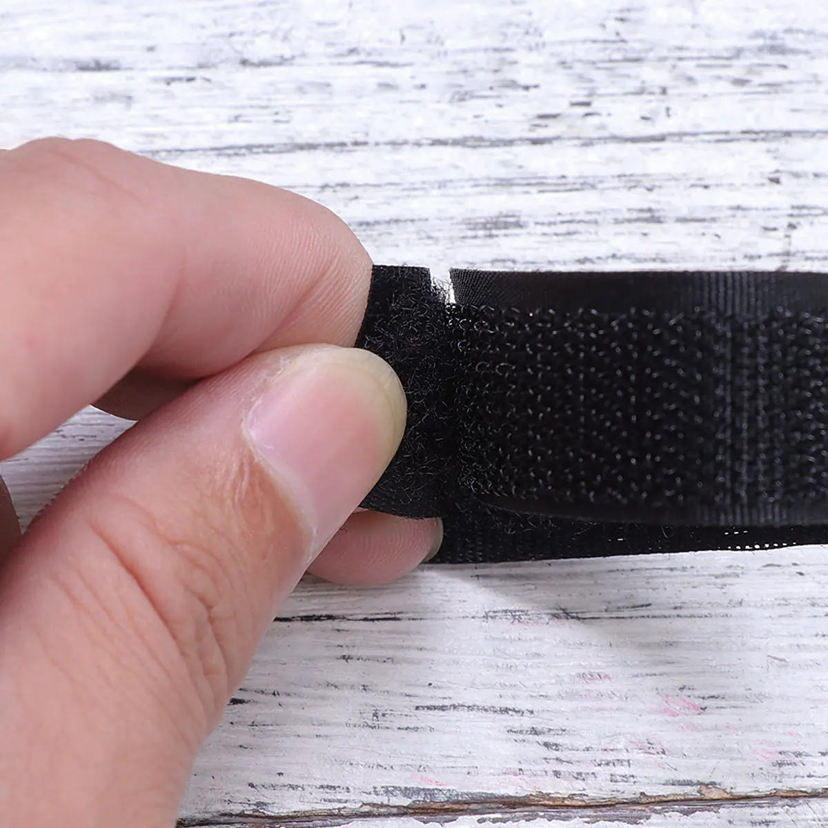 10Pcs 2x18cm 재사용 가능한 후크 및 루프 케이블 스트랩 책상 코드 정리용 케이블 타이 홈 엔터테인먼트 센터 와이어