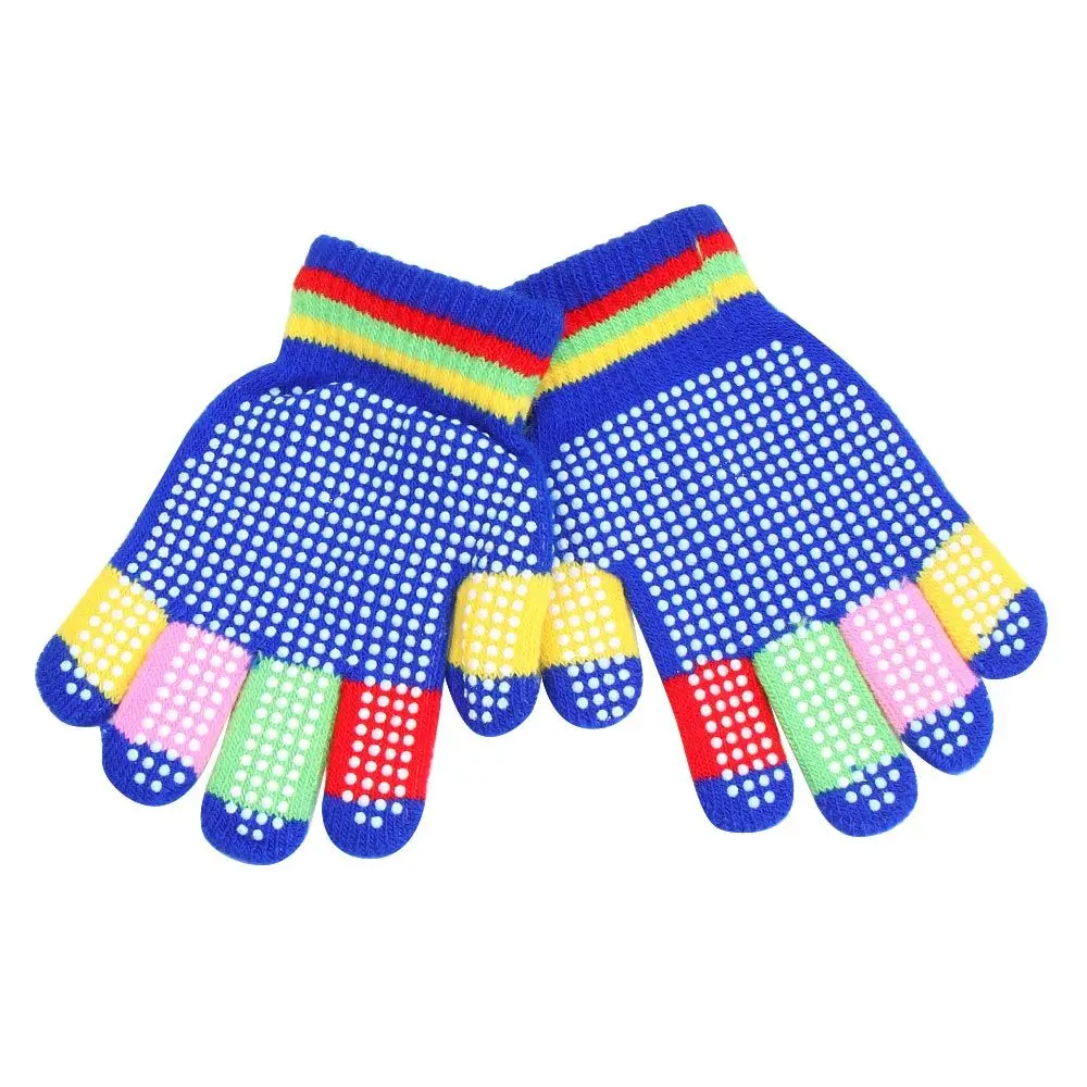 Acrylic Knitted Winter Gloves For Kids